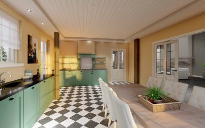 Artist impression woonboerderij