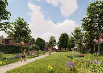 Artist impression woonwijk