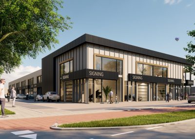 3D impressie bedrijfsunits Oud-Beijerland