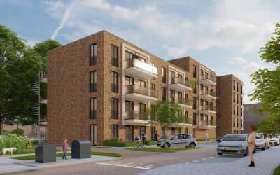 Artist impression appartementengebouw