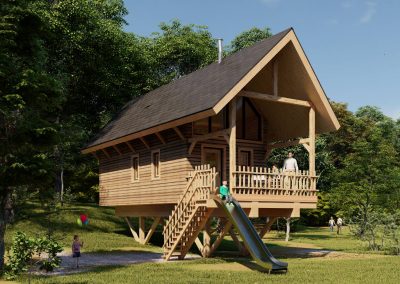 Artist impression vakantiewoning