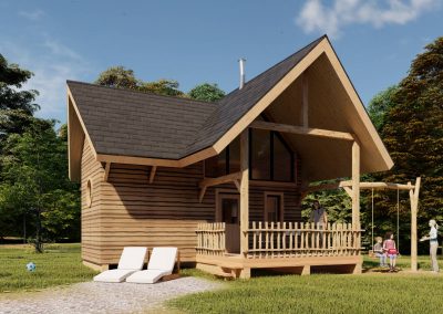 Artist impression vakantiewoning