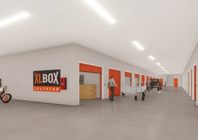 Artist impression garageboxen