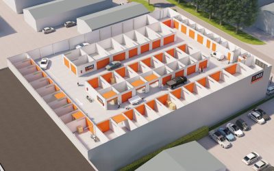 Artist impression garageboxen