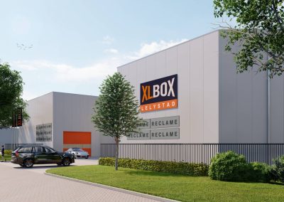 Artist impression garageboxen