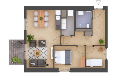 3D plattegrond