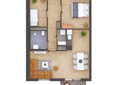 3D plattegrond