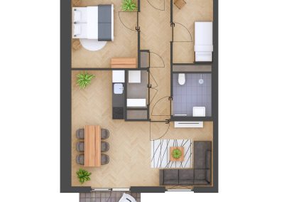 3D plattegrond