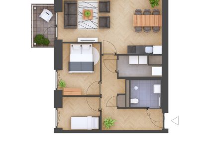 3D plattegrond