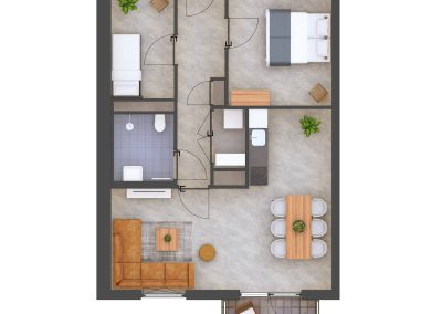 3D plattegrond