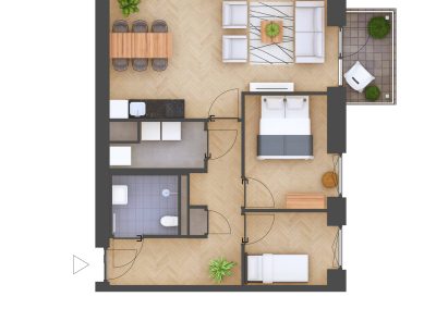 3D plattegrond