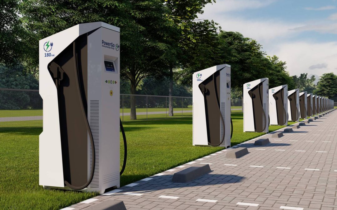 Artist impression charging stations