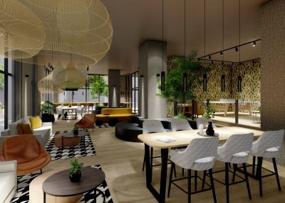 Artist impression hotel restaurant