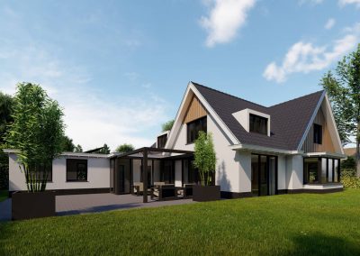 Artist impression vrijstaande woning Maarn