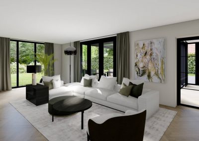 Artist impression woonkamer