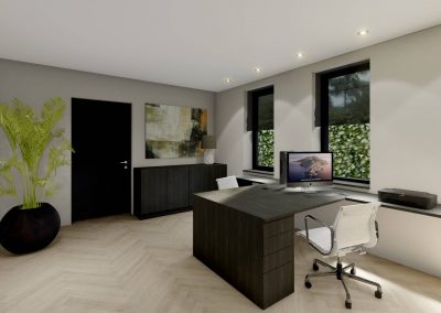 Artist impression kantoor interieur