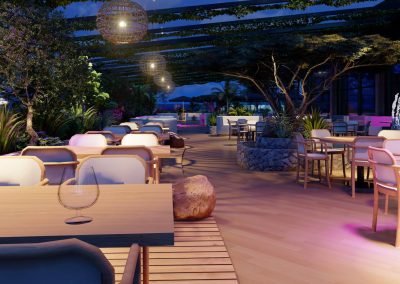 Artist impression restaurant