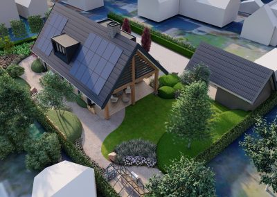 Artist impression tuin Noord-Holland