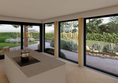 Artist impression tuin Noord-Holland