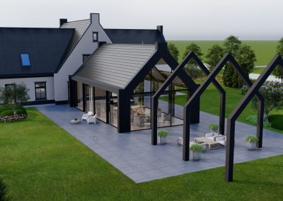 3D impressie woning Almere