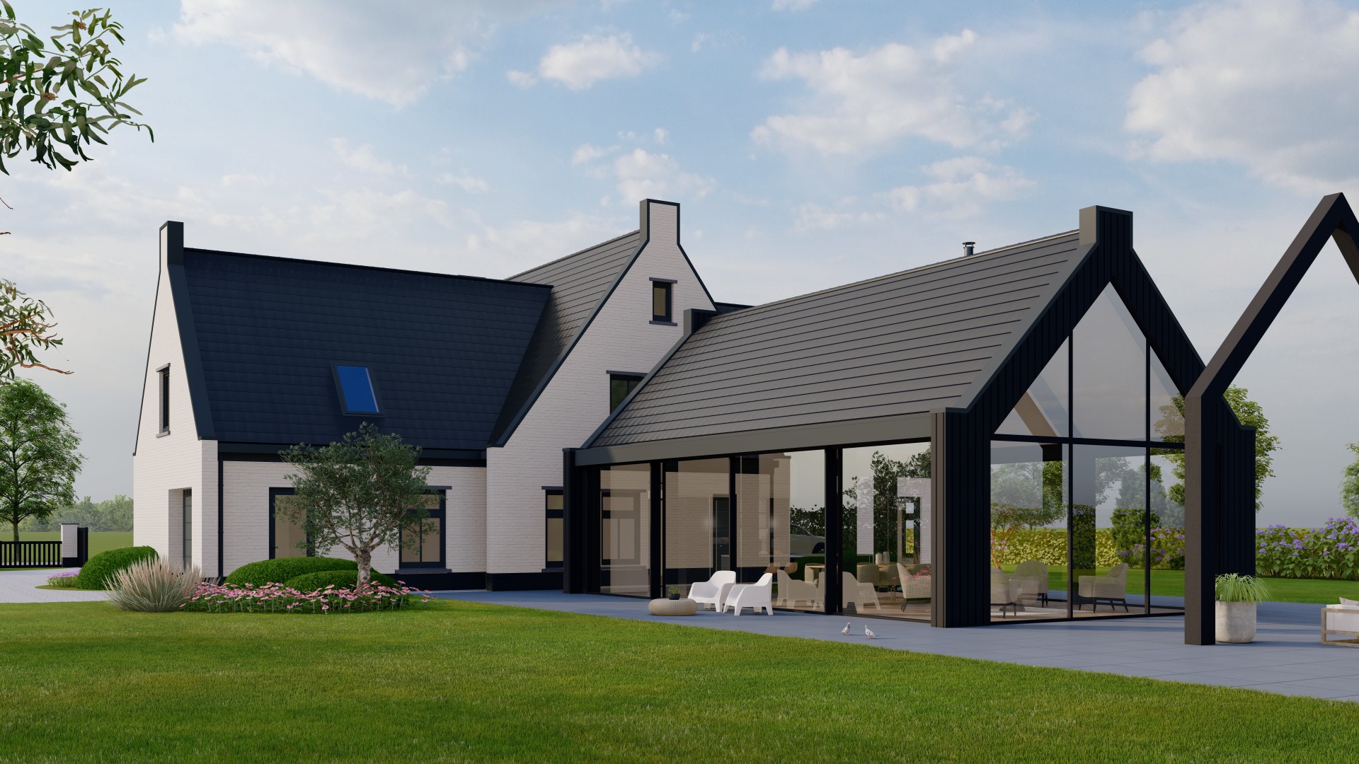 3D impressie woning Almere