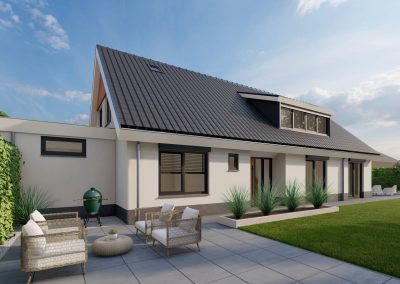 3D impressie woning Oud-Beijerland